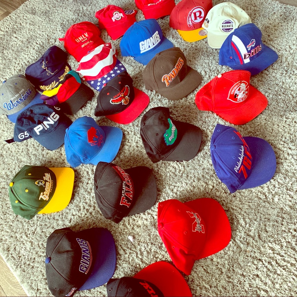 Strap backs and snap backs